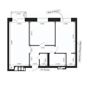 2-к квартира, вторичка, 61м2, 19/24 этаж