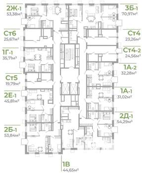 Студия квартира, вторичка, 24м2, 15/18 этаж