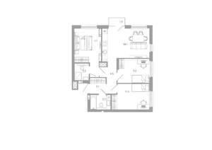 3-к квартира, вторичка, 67м2, 19/25 этаж