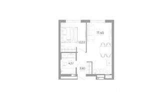 1-к квартира, вторичка, 36м2, 25/25 этаж