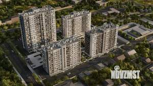 2-к квартира, строящийся дом, 50м2, 9/17 этаж