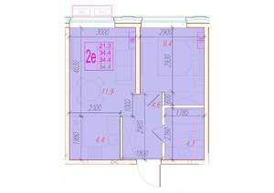 2-к квартира, вторичка, 34м2, 9/24 этаж