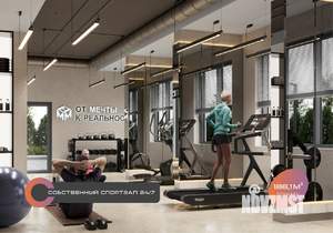 1-к квартира, вторичка, 52м2, 18/25 этаж