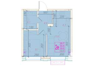 2-к квартира, вторичка, 34м2, 10/24 этаж