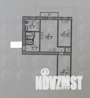 3-к квартира, вторичка, 56м2, 3/5 этаж