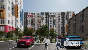 Студия квартира, строящийся дом, 35м2, 3/10 этаж