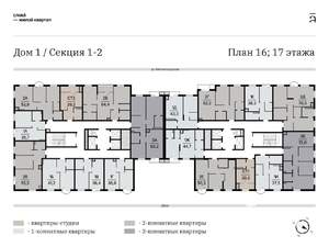 1-к квартира, вторичка, 37м2, 16/25 этаж
