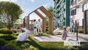 2-к квартира, строящийся дом, 52м2, 17/19 этаж