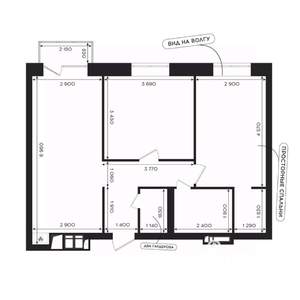 2-к квартира, вторичка, 61м2, 8/24 этаж