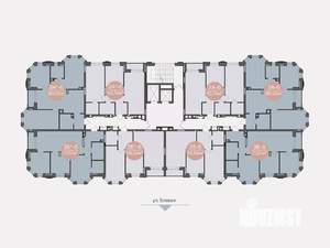2-к квартира, строящийся дом, 64м2, 6/14 этаж