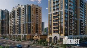 2-к квартира, строящийся дом, 58м2, 21/22 этаж