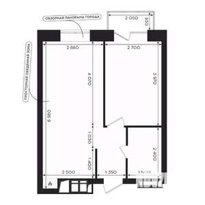 1-к квартира, вторичка, 36м2, 23/24 этаж