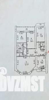 4-к квартира, вторичка, 109м2, 5/10 этаж