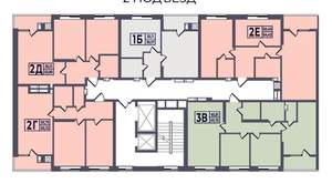 2-к квартира, вторичка, 54м2, 8/19 этаж
