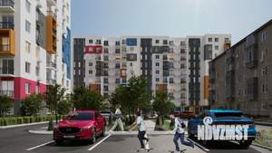 3-к квартира, строящийся дом, 60м2, 1/10 этаж