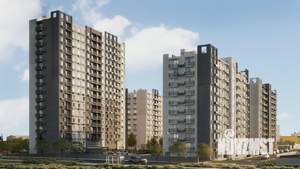 2-к квартира, строящийся дом, 49м2, 16/17 этаж