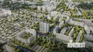 Студия квартира, строящийся дом, 27м2, 4/19 этаж