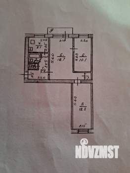 3-к квартира, вторичка, 55м2, 5/5 этаж