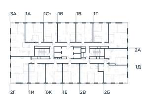 1-к квартира, вторичка, 43м2, 6/30 этаж