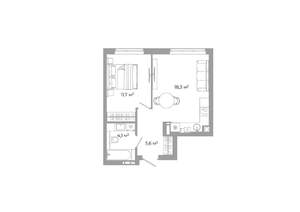1-к квартира, вторичка, 40м2, 8/25 этаж