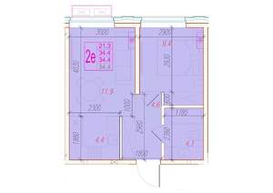2-к квартира, вторичка, 34м2, 20/24 этаж
