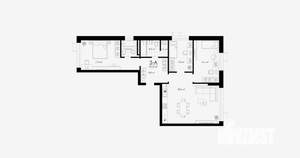 3-к квартира, вторичка, 92м2, 21/23 этаж