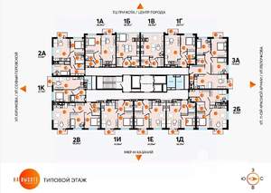 3-к квартира, вторичка, 79м2, 17/25 этаж