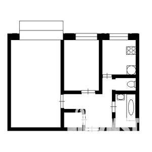 2-к квартира, вторичка, 51м2, 2/9 этаж