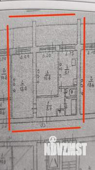 2-к квартира, вторичка, 53м2, 7/12 этаж