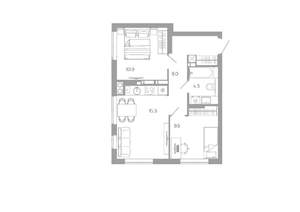 2-к квартира, вторичка, 49м2, 24/25 этаж
